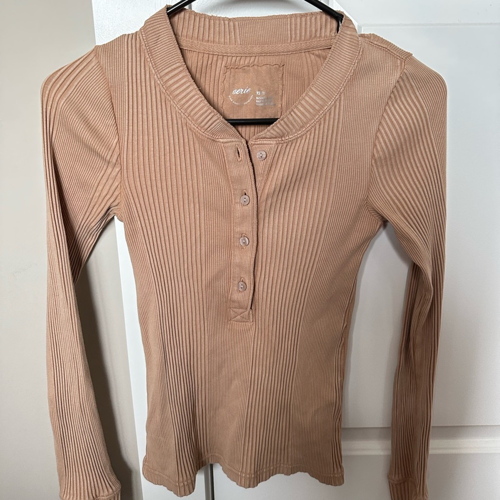 Aerie Henley Long Sleeve